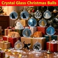 thumbnail image 1 of Xuniizn Christmas Ball Ornaments Crystal Glass Christmas Tree Ornaments for Hanging Decorations, Shatterproof Christmas Ornaments Set for Xmas Tree, Holiday, Wedding, Party, White, 1 of 7