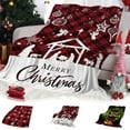 thumbnail image 1 of Xuniizn Christmas Blanket for Couch, Soft Christmas Throw Blanket, Warm Thicken Flannel Sherpa Blanket Microfiber Machine Washable for Bedroom, Fleece Blanket, Christmas Decorations for Home, 1 of 7