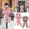 thumbnail image 1 of Xuniizn Christmas Bows Large Christmas Tree Bows 1Pc Coffee Velvet Bows for Christmas Tree Hand Tied Easy Hanging Holiday Christmas Ornaments Party Door Gifts, Christmas Decoration for Home, 1 of 8