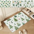 thumbnail image 1 of Xuniizn Christmas Door Mat Xmas Welcome Christmas Mat Non-Slip and Washable Winter Doormat Rubber Back Snowflakes Door Mat Rugs for Indoor Outdoor, Christmas Decorations for Home, 1 of 7