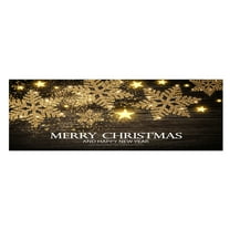 Xuniizn Christmas Door Mat Xmas Welcome Christmas Mat Non-Slip and Washable Winter Doormat Rubber Back Snowflakes Door Mat Rugs for Indoor Outdoor, Christmas Decorations for Home