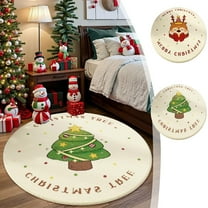 Xuniizn Christmas Door Mat Xmas Welcome Christmas Mat Non-Slip and Washable Winter Doormat Rubber Back Snowflakes Door Mat Rugs for Indoor Outdoor, Christmas Decorations for Home