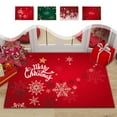 thumbnail image 1 of Xuniizn Christmas Door Mat Xmas Welcome Christmas Mat Non-Slip and Washable Winter Doormat Rubber Back Snowflakes Door Mat Rugs for Indoor Outdoor, Christmas Decorations for Home, 1 of 7