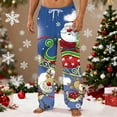 thumbnail image 1 of Xuniizn Christmas Mens Pajama Pants, Fleece Plaid Print Elastic Waist Casual Pajama Bottoms with Pockets, Soft Comfortable Insulated Holiday Sleep Pants, 1 of 4