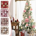 thumbnail image 1 of Xuniizn Christmas Ornaments Set - Christmas Decorations 40 Piece Differently Shaped Christmas Balls Set Multiple Styles Of Christmas Tree Decorations Can Also Be Used For Other Party, Pink, 1 of 8
