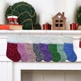 thumbnail image 1 of Xuniizn Christmas Stockings Bulk, Assorted Festive Xmas Stockings for Fireplace Mantel Decor, Traditional Holiday Ornaments, Christmas Decorations for Home, 100%Polyester, Pink, 1 of 6