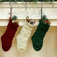 thumbnail image 1 of Xuniizn Christmas Stockings Bulk, Assorted Festive Xmas Stockings for Fireplace Mantel Decor, Traditional Holiday Ornaments, Christmas Decorations for Home, 100%Polyester, Red, 1 of 5