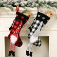thumbnail image 1 of Xuniizn Christmas Stockings Bulk, Assorted Festive Xmas Stockings for Fireplace Mantel Decor, Traditional Holiday Ornaments, Christmas Decorations for Home, Cloth, Gray, 1 of 7