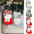 thumbnail image 1 of Xuniizn Christmas Stockings Bulk, Assorted Festive Xmas Stockings for Fireplace Mantel Decor, Traditional Holiday Ornaments, Christmas Decorations for Home, Cloth, 1 of 5