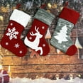 thumbnail image 1 of Xuniizn Christmas Stockings Bulk, Assorted Festive Xmas Stockings for Fireplace Mantel Decor, Traditional Holiday Ornaments, Christmas Decorations for Home, Cloth, Red, 1 of 7