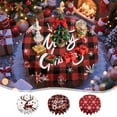thumbnail image 1 of Xuniizn Christmas Tablecloth Wrinkled Cheesecloth Christmas Tablecloths - Bohemian Christmas Table Cloth Rectangular Table Cover for Holiday, Wedding Party Christmas Decorations for Home, 1 of 7