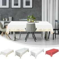 Xuniizn Christmas Tablecloth Wrinkled Cheesecloth Christmas Tablecloths - Bohemian Christmas Table Cloth Rectangular Table Cover for Holiday, Wedding Party Christmas Decorations for Home