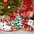 thumbnail image 1 of Xuniizn Christmas Tree Skirt Multicolor Short Plush Tree Skirts for Xmas Decor, Party Festive Merry Christmas Decorations for Home, 35", 1 of 9