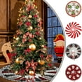 thumbnail image 1 of Xuniizn Christmas Tree Skirt Multicolor Short Plush Tree Skirts for Xmas Decor, Party Festive Merry Christmas Decorations for Home, 59", 1 of 7