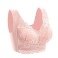 thumbnail image 1 of Xuniizn Clearance Under $1 Bras for Women Breathable Lace Gatherd Padded Wireless Bars Seamless Womens Bras Mesh Straps Support Womens Comfort Bras, Gifts for Women, 1 of 4