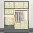 thumbnail image 1 of Xuniizn Closet Organizers and Storage 140L Clothing Storage Bags, Waterproof Closet Organizer, Foldable Closet Storage for Clothes Storage, Oxford Cloth Moving Bag for Bedding & Seasonal, Beige, 1 of 7