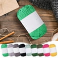 thumbnail image 1 of Xuniizn Crochet Yarn for Crocheting - Colorful 50g Soft Baby Wool, Hand Knitting Yarn, Ideal for Crochet & Knitting Crafts, Light Gray, 1 of 7