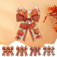 thumbnail image 1 of Xuniizn Fall Bows for Wreaths, Thanksgiving Pumpkin Wreath Bows for Fall Decor, Maple Leaf Orange Bow for Front Door, Farmhouse Ornament Bows for Harvest Indoor Outdoor Fall Decoration for Home, 1 of 7