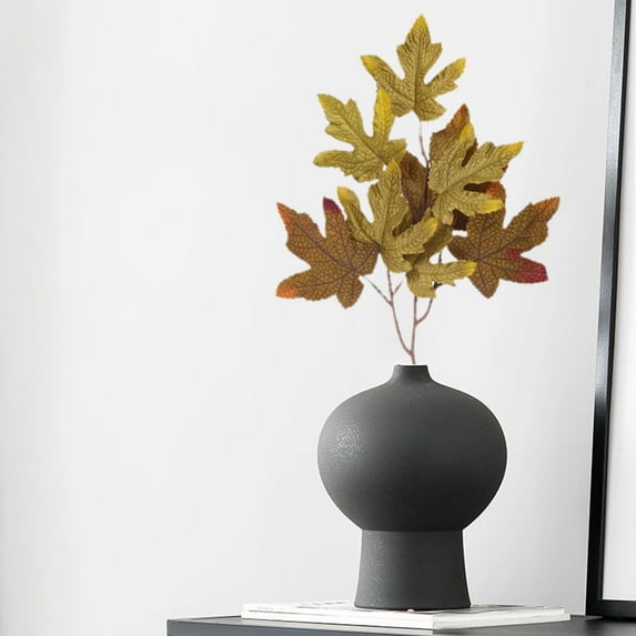 Xuniizn Fall Flowers, Maple Leaves Artificial Flowers for Outdoors Indoor Fake Flowers for Thanksgiving Wedding Tables Centerpiece Party Decor, Fall Decorations for Home