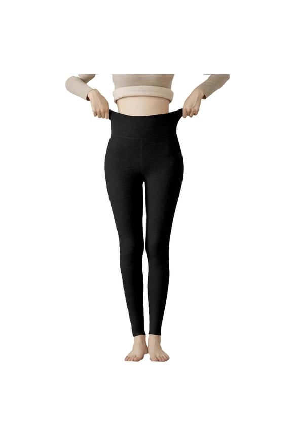 Fleece Lined Leggings Women, High Waisted Stretchy Full Length Thermal Tights, Lightweight Breathable Soft Cozy Warm Winter Yoga Pants, M-2XL
