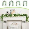 thumbnail image 1 of Xuniizn Floral Garland, 5.9Ft Eucalyptus Garland, Artificial Rose Vine with Greenery Garlands for Anniversary Wedding Birthday Christmas Wall Arch Decor, Spring Flower Garland for Decoration, 1 of 7