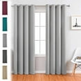 thumbnail image 1 of Xuniizn Grommet Blackout Curtains for Bedroom and Living Room - 1 Panel Thermal Insulated Room Darkening Curtains (Red, 39.3x78.7"), 1 of 7