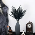 thumbnail image 1 of Xuniizn Halloween Flowers - 18" Artificial Pine Flowers Stems Gothic Black Artificial Flowers for Halloween Indoor Tables Centerpiece Party Decor, Halloween Decorations, 1 of 6
