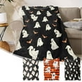 thumbnail image 1 of Xuniizn Halloween Throw Blanket Throw Size Cozy Fleece Blanket - 300GSM Ultra Soft Microfiber Printed Blanket for Halloween Decor, Halloween Gifts for Kids & Adults, 1 of 7