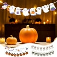 thumbnail image 1 of Xuniizn Happy Halloween Banner Indoor Bunting Halloween Banners for Halloween Party Decorations, Fireplace Wall Halloween Decorations for Home Indoor & Outdoor(Banner x8 + White Rope x1), 1 of 7