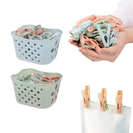 Xuniizn Laundry Basket, Collapsible Laundry Hamper & Large Storage Bin - Foldable Laundry Baskets with Handles, Space-Saving Laundry Hamper for Home, Dorm, Office, Plastic, Blue