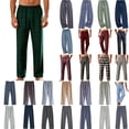 thumbnail image 1 of Xuniizn Mens Pajama Pants, Lightweight Plaid Print Elastic Waistband Drawstring Casual Home Pajamas, Breathable Soft Comfy Sleep Pants, 1 of 7