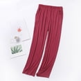 thumbnail image 1 of Xuniizn Mens Pajama Pants, Stretchy Solid Color Loose Loungewear Pajamas Bottoms, Lightweight Straight Soft Comfy Sleepwear Pants, 1 of 3