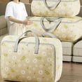 thumbnail image 1 of Xuniizn Moving Bags Heavy Duty, Storage Bags for Blankets & Clothes, Large Packing Bags with Zipper, Totes for Storage - Waterproof Comforter Storage Bag, Moving & Blanket Storage Solutions, Yellow, 1 of 10