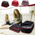 thumbnail image 1 of Xuniizn Packing Cubes, Compression Packing Cubes for Travel (3-Piece Set) - Travel Packing Organizers with Laundry Bag, Luggage Organizers for Suitcase, Lightweight Travel Cubes for Packing, Black, 1 of 10