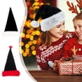 thumbnail image 1 of Xuniizn Santa Hats Adult Christmas Hat Adults, Santa Hat for Adults, Xmas Hat, Unisex Soft Velvet Thicken Warm Santa Claus Hat for Christmas Holiday Party, White, 1 of 7