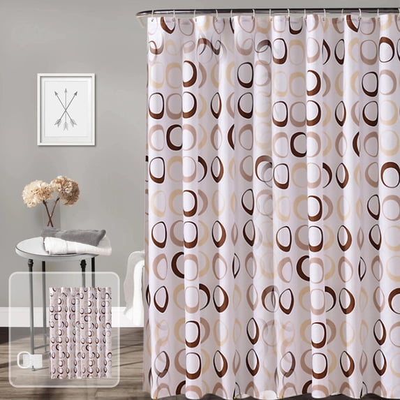 Xuniizn Shower Curtain Liner, Waterproof Shower Curtains for Bathroom & Mold Resistant Shower Liner Complete(with 12 Hook), Canvas, 70.87"x78.74"