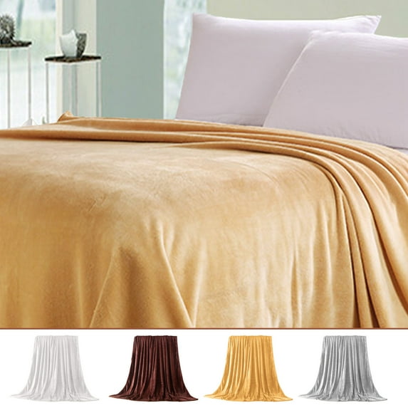 Xuniizn Soft Blankets, Throw Blanket for Couch, Flannel Sherpa Blanket Fleece Blanket for Adults, Cozy, Plush, Thicken, Reversible, Machine Washable, Coffee