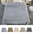 thumbnail image 1 of Xuniizn Soft Blankets, Throw Blanket for Couch, Flannel Sherpa Blanket Fleece Blanket for Adults, Cozy, Plush, Thicken, Reversible, Machine Washable, Dark Gray, 1 of 7