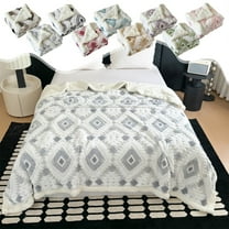 Xuniizn Soft Blankets, Throw Blanket for Couch, Flannel Sherpa Blanket Fleece Blanket for Adults, Cozy, Plush, Thicken, Reversible, Machine Washable, Silver