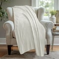 thumbnail image 1 of Xuniizn Soft Blankets, Throw Blanket for Couch, Flannel Sherpa Blanket Fleece Blanket for Adults, Cozy, Plush, Thicken, Reversible, Machine Washable, White, 1 of 6