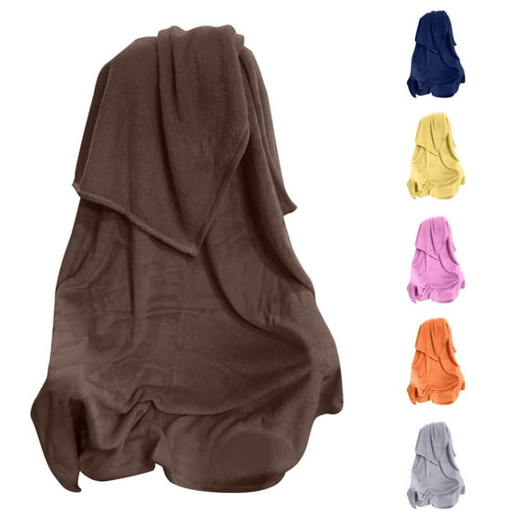 Xuniizn Soft Blankets, Throw Blanket for Couch, Flannel Sherpa Blanket Fleece Blanket for Adults, Cozy, Plush, Thicken, Reversible, Machine Washable, Yellow
