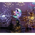 thumbnail image 1 of Xuniizn Star Tree Topper, Shatterproof LED Star with Remote Control, 8 Lighting Modes for Indoor Outdoor Christmas Holiday Party Decor, Plastic, White, 1 of 1