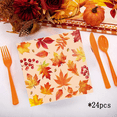thumbnail image 1 of Xuniizn Thanksgiving Napkins, 24Pcs Fall Pumpkin Napkins for Thanksgiving Decor, Fall Paper Napkins for Harvest Birthday Wedding Party, Thanksgiving Napkins Disposable Fall Decorations for Home, 1 of 6