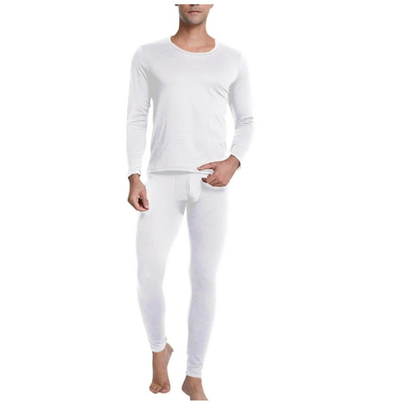 Xuniizn Thermal Underwear for Men, Lightweight Breathable Long Johns Base Layer Set, Stretchy Soft Comfortable Casual Loungewear Thermals, M-3XL
