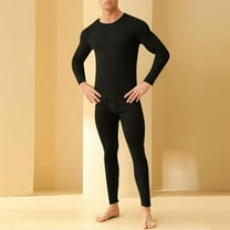 Xuniizn Thermal Underwear for Men, Plus Size Breathable Long Johns Base Layer Set, Soft Comfortable Warm Winter Loungewear Set, L-4XL