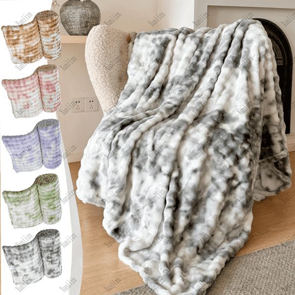 Xuniizn Throw Blanket, Milk Flannel Blanket 59x39" Washable Soft Blanket, Lightweight Cozy Sherpa Blanket Winter & Fall Blankets for Couch Sofa Bed Home Christmas Decorations, Purple