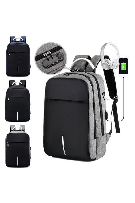 Travel Backpack for Women & Men, Waterproof Carry On Laptop Backpack for Women, Laptop Backpack Purse with Lockable Zipper, Women's Backpack for College, Work, Overnight Trip