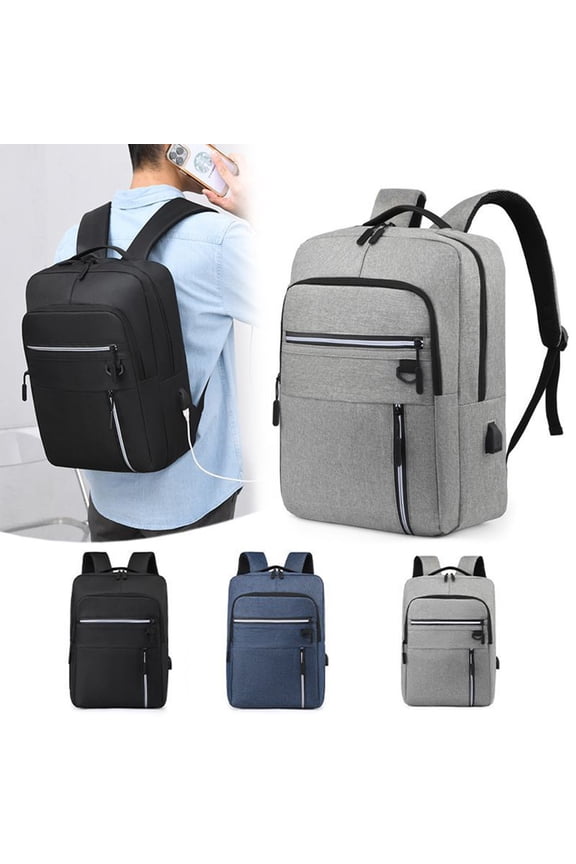 Travel Backpack for Women & Men, Waterproof Carry On Laptop Backpack for Women, Laptop Backpack Purse with Lockable Zipper, Women's Backpack for College, Work, Overnight Trip