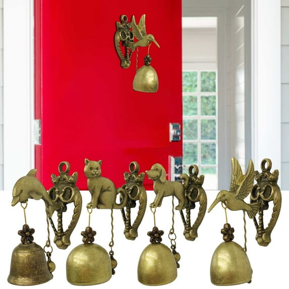Xuniizn Wind Chimes, Wind Chimes for Outside - Metal Iron Hanging Doorbell Wind Chime, Indoor/Outdoor Door Ornament, Decorative Windchime