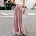 thumbnail image 1 of Xunlbb Black Long Skirts for Women, Womens Fashion High Waist Fold Soild Vintage Loose Beach Wrap Maxi Long Skirt Gift for Women, Size S-3XL, 1 of 7